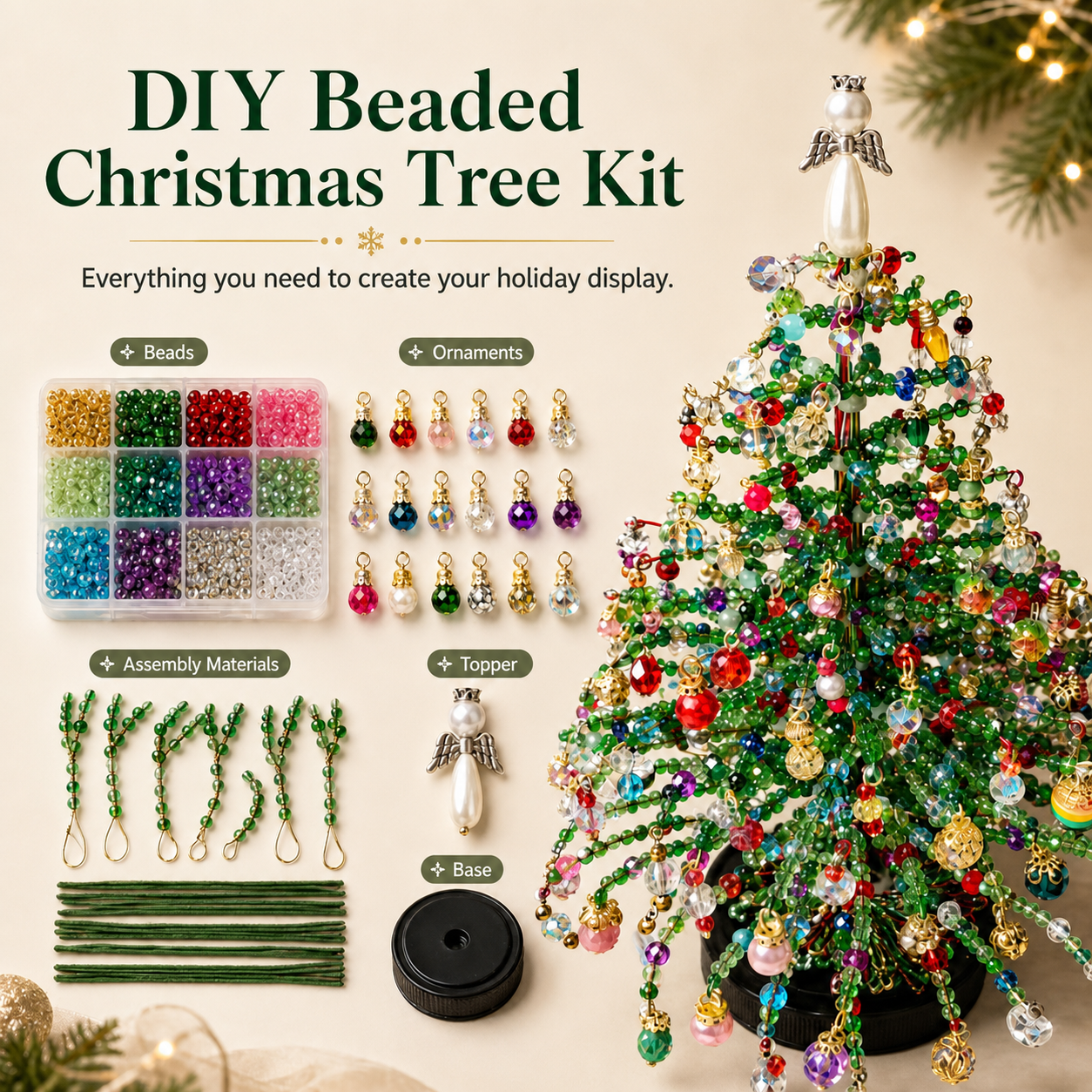 JingleBeads™ Holiday Bead Tree